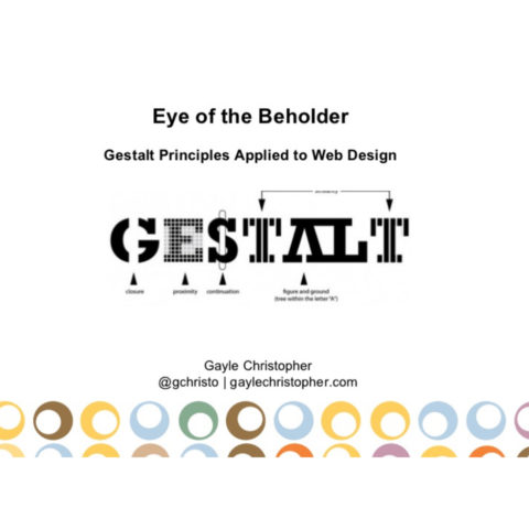 Gestalt Principles Applied to Web Design